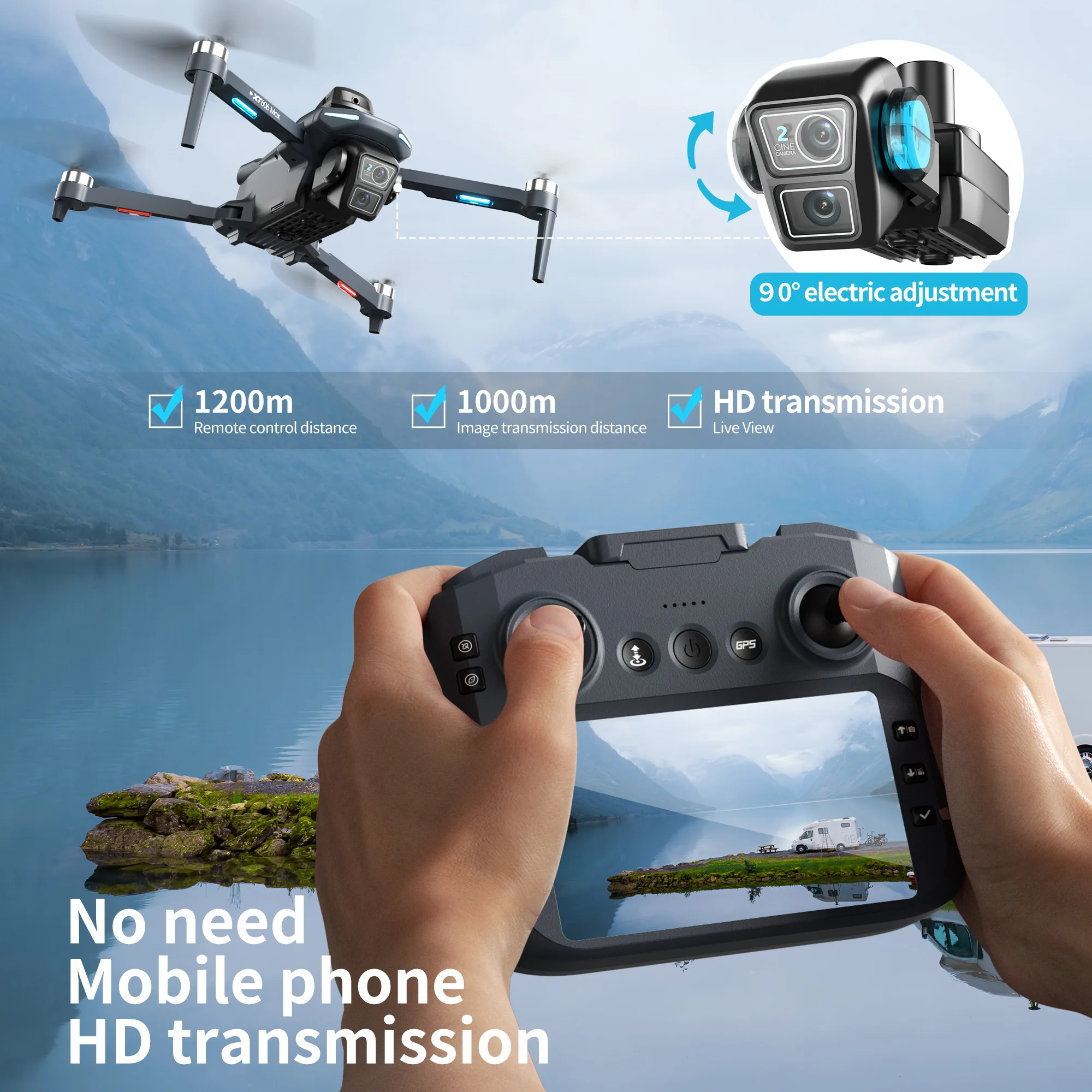 Original XT606 Drone Professio - Drone Surveying review and price