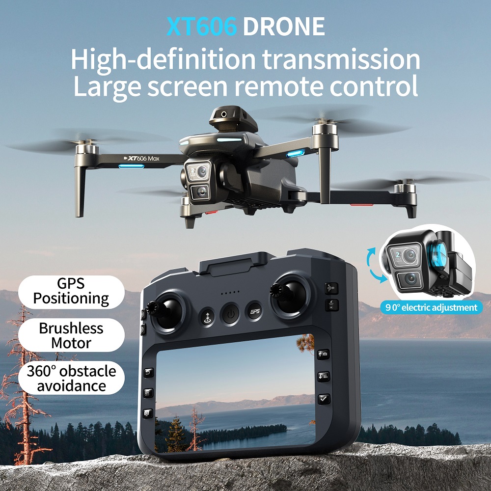 XT606 MAX 3 battery Drone 4k 8 - Drone Surveying review and price