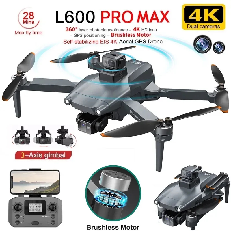 L600 PRO MAX GPS Drone Profess - Drone Lidar review and price